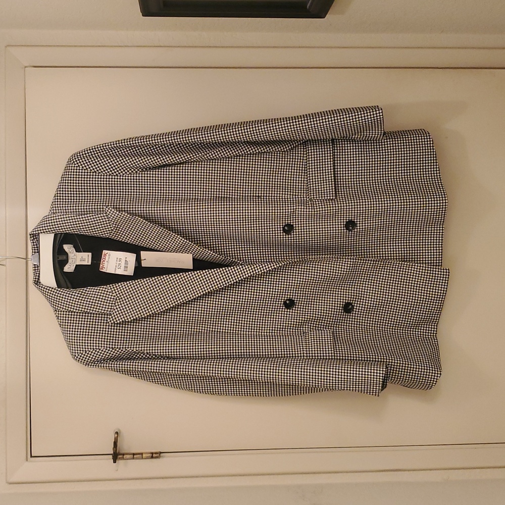 Black and White Women's Blazer